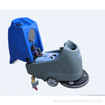 Easy operated small manual floor scrubber dryer,scrubber drier